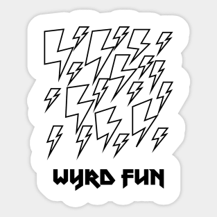 Wyrd Bolts Sticker